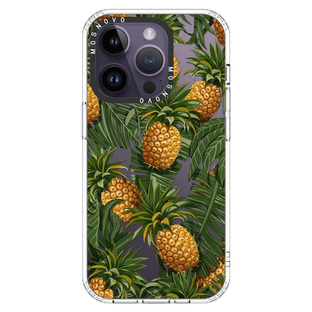 Pineapple Botany Phone Case - iPhone 14 Pro Case - MOSNOVO