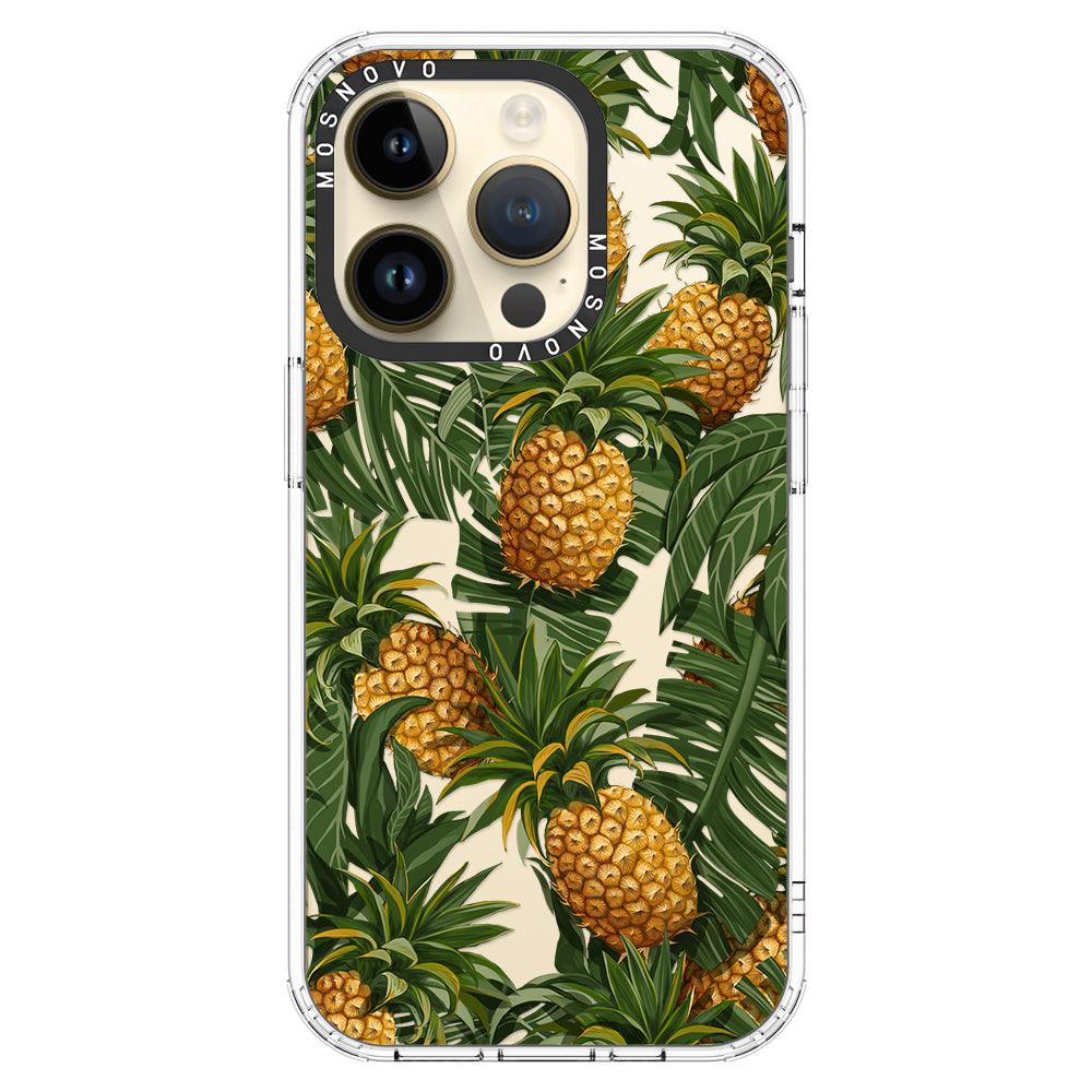 Pineapple Botany Phone Case - iPhone 14 Pro Case - MOSNOVO