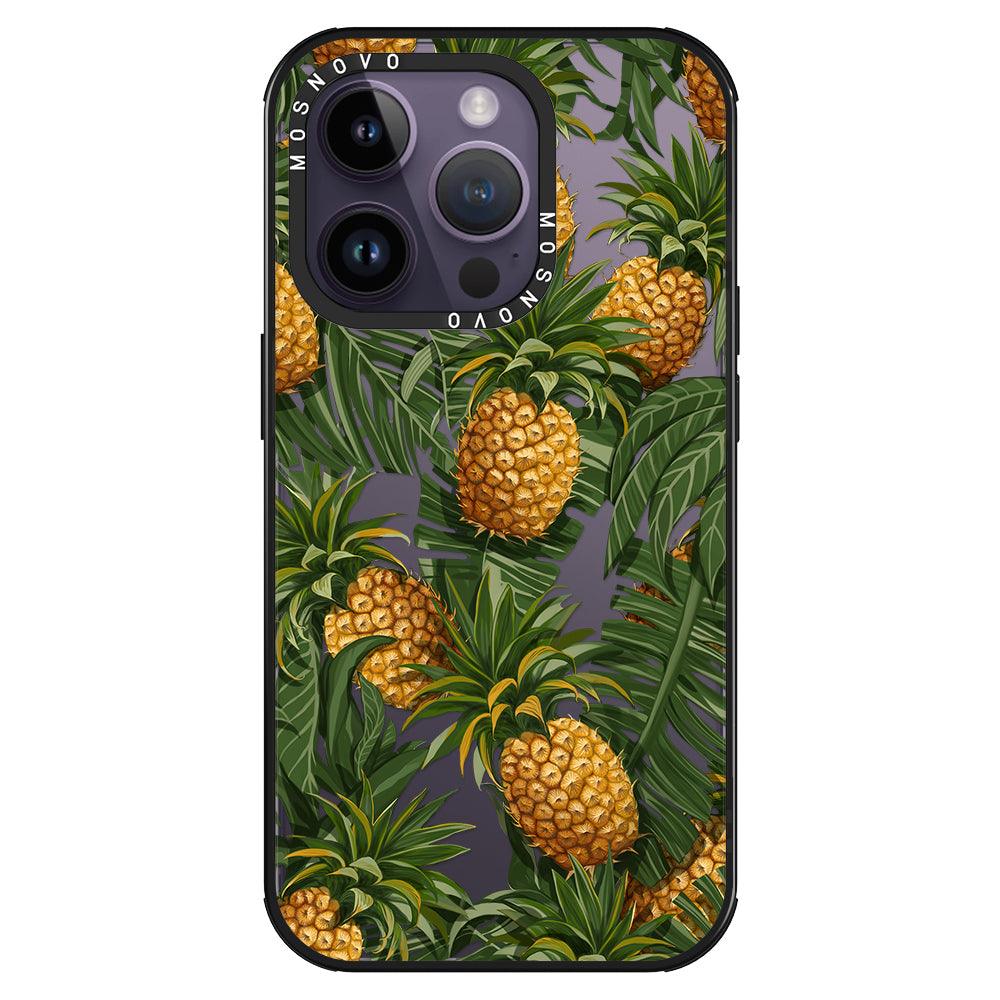 Pineapple Botany Phone Case - iPhone 14 Pro Case - MOSNOVO