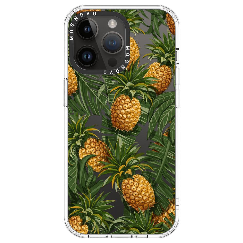 Pineapple Botany Phone Case - iPhone 14 Pro Max Case - MOSNOVO