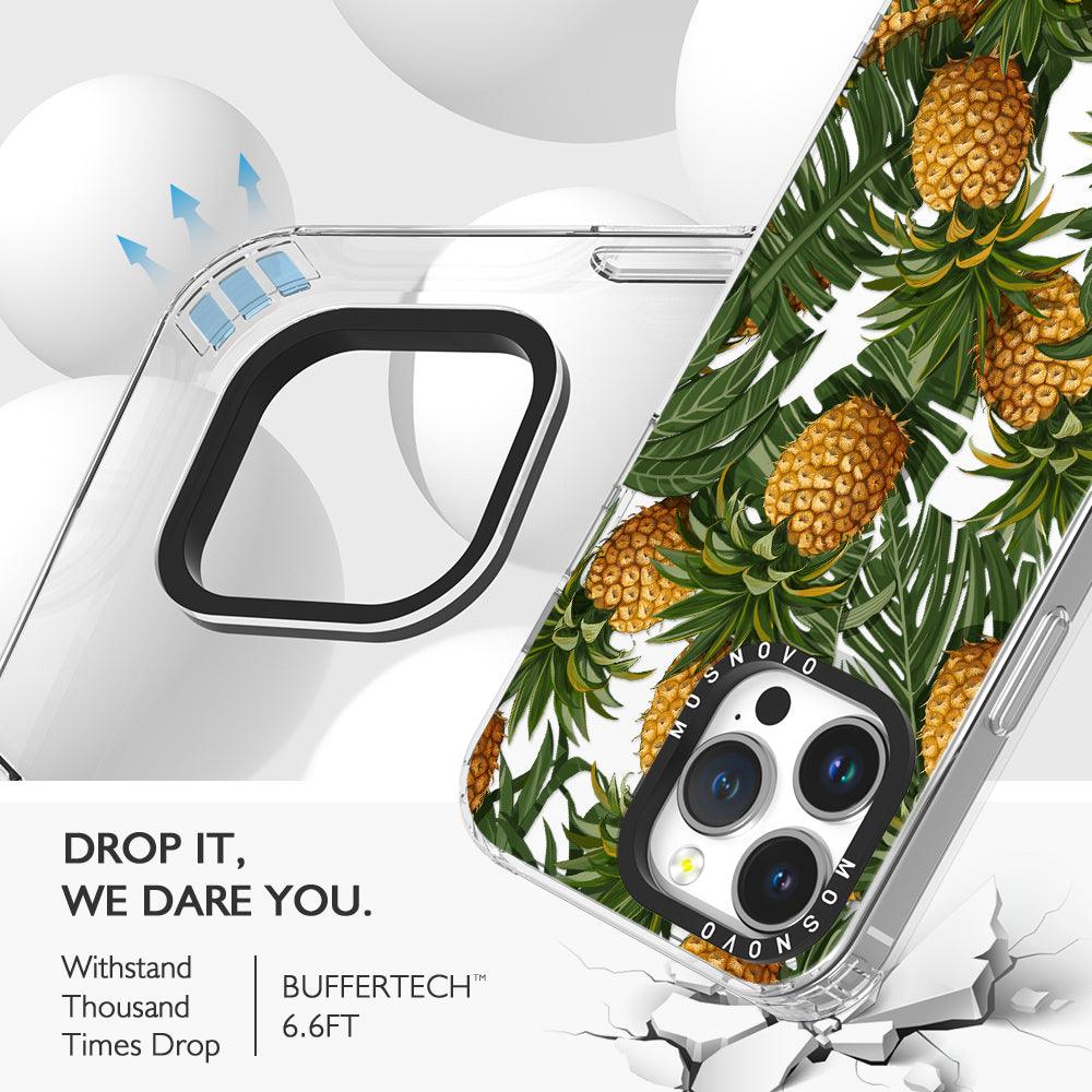 Pineapple Botany Phone Case - iPhone 14 Pro Max Case - MOSNOVO