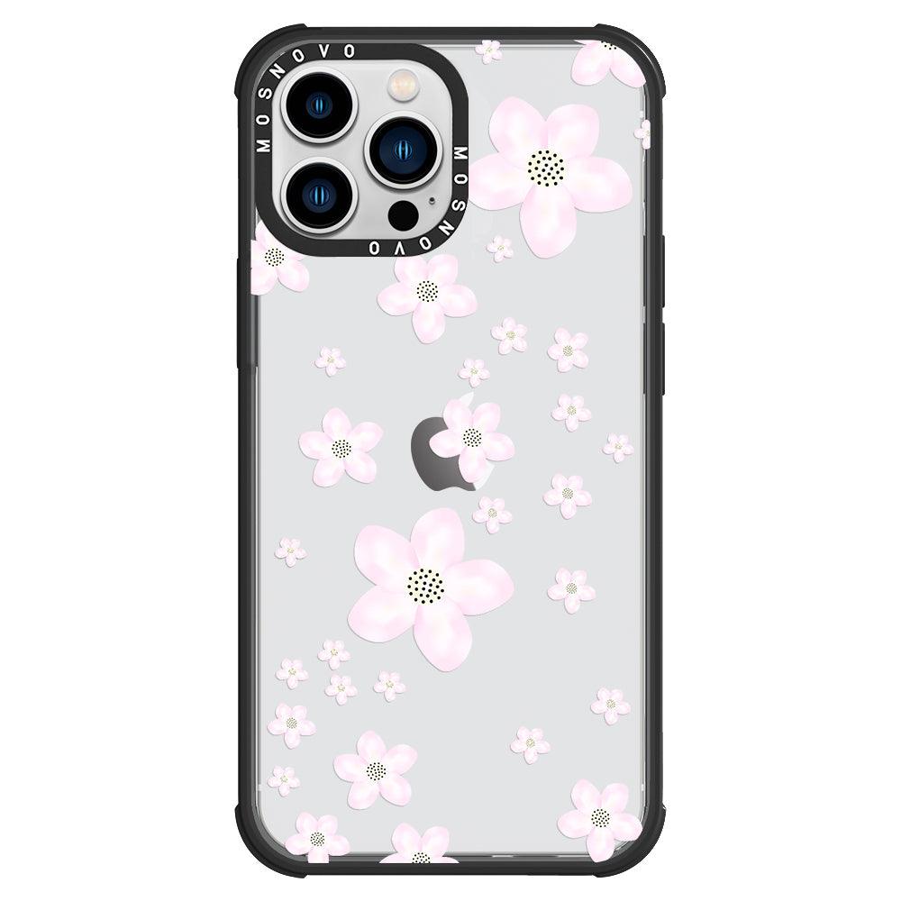 Pink Cherry Blossom Phone Case - iPhone 13 Pro Max Case - MOSNOVO