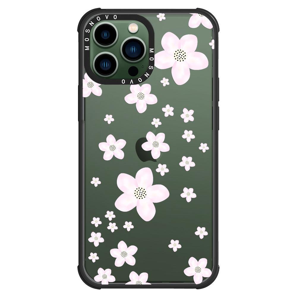 Pink Cherry Blossom Phone Case - iPhone 13 Pro Max Case - MOSNOVO