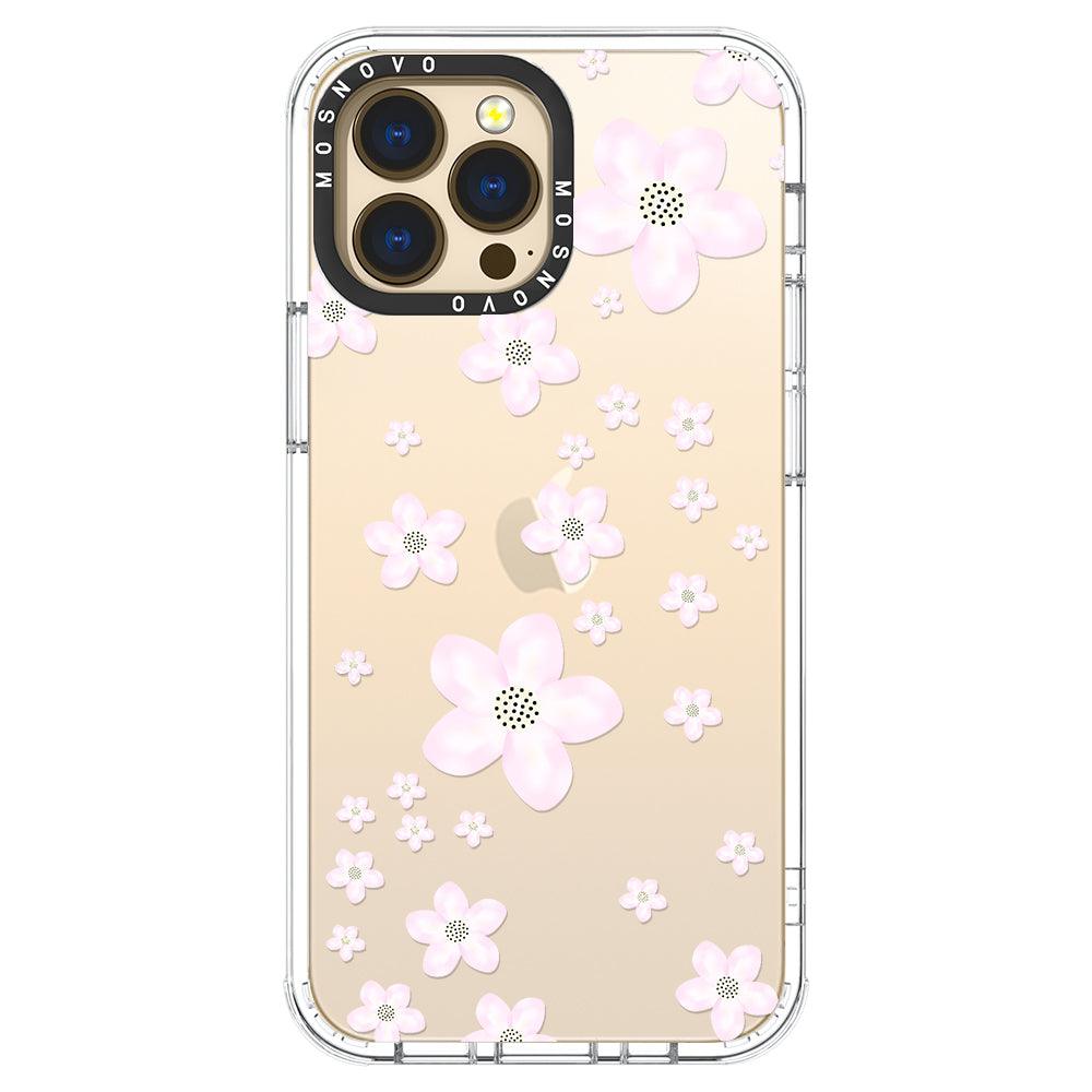 Pink Cherry Blossom Phone Case - iPhone 13 Pro Max Case - MOSNOVO