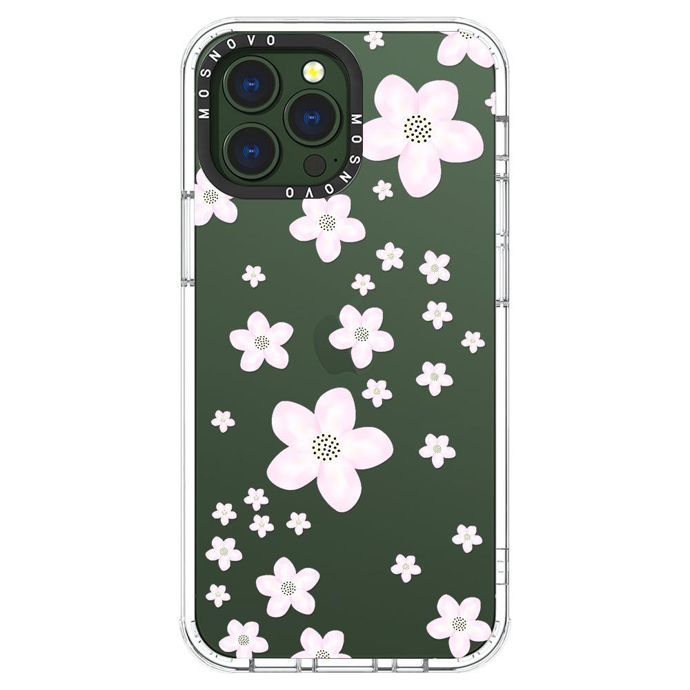 Pink Cherry Blossom Phone Case - iPhone 13 Pro Max Case - MOSNOVO