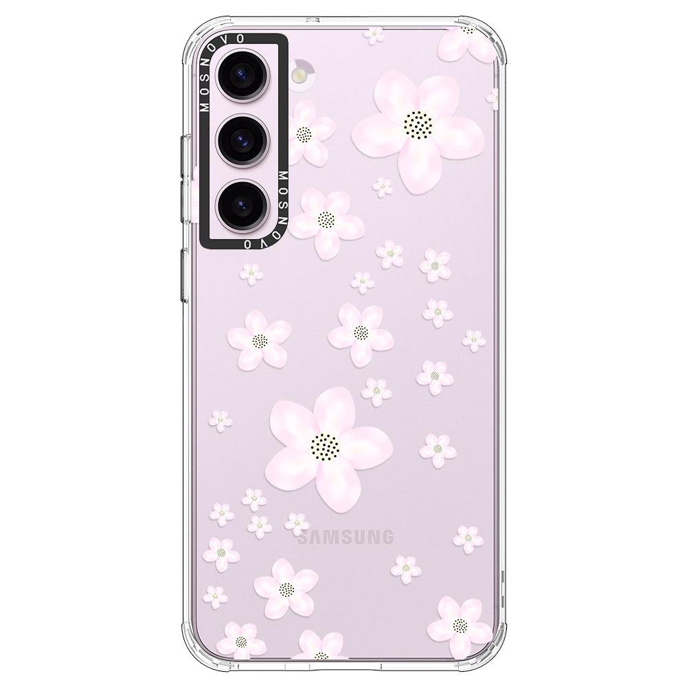 Pink Cherry Blossoms Phone Case - Samsung Galaxy S23 Case - MOSNOVO