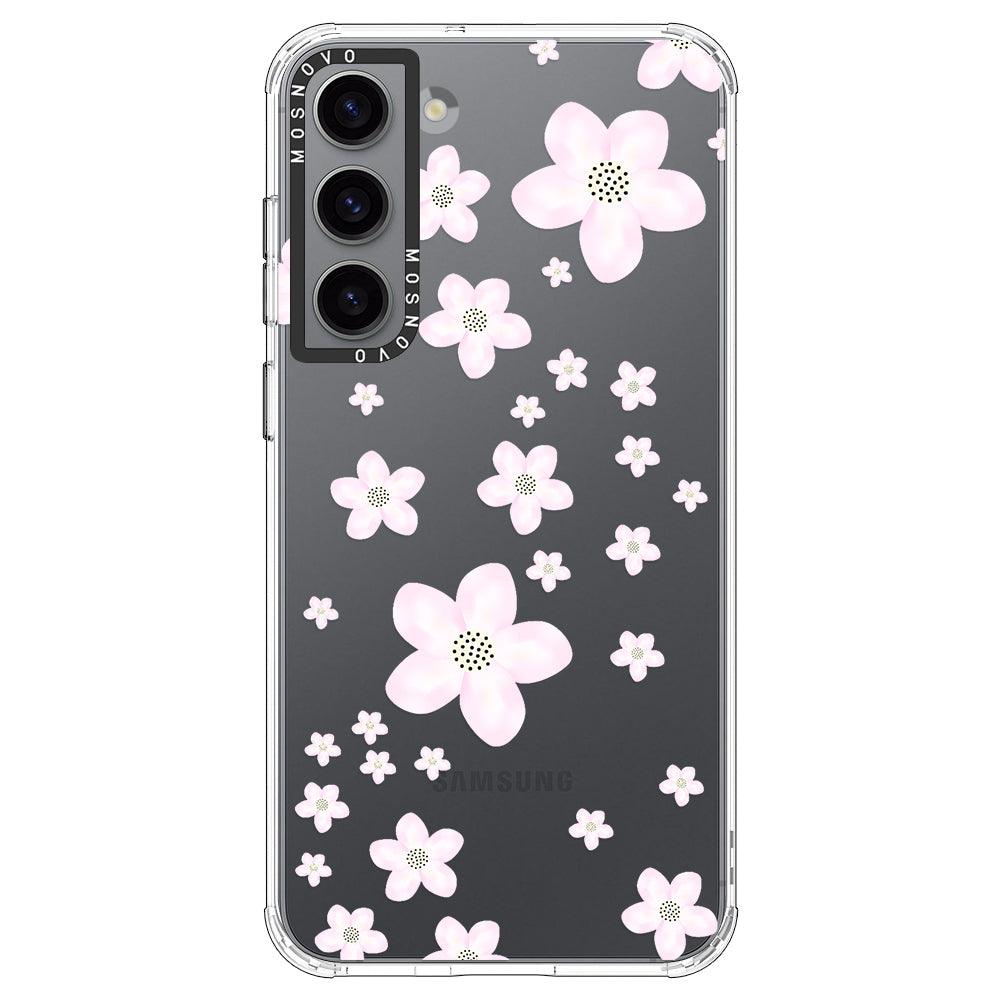 Pink Cherry Blossoms Phone Case - Samsung Galaxy S23 Case - MOSNOVO