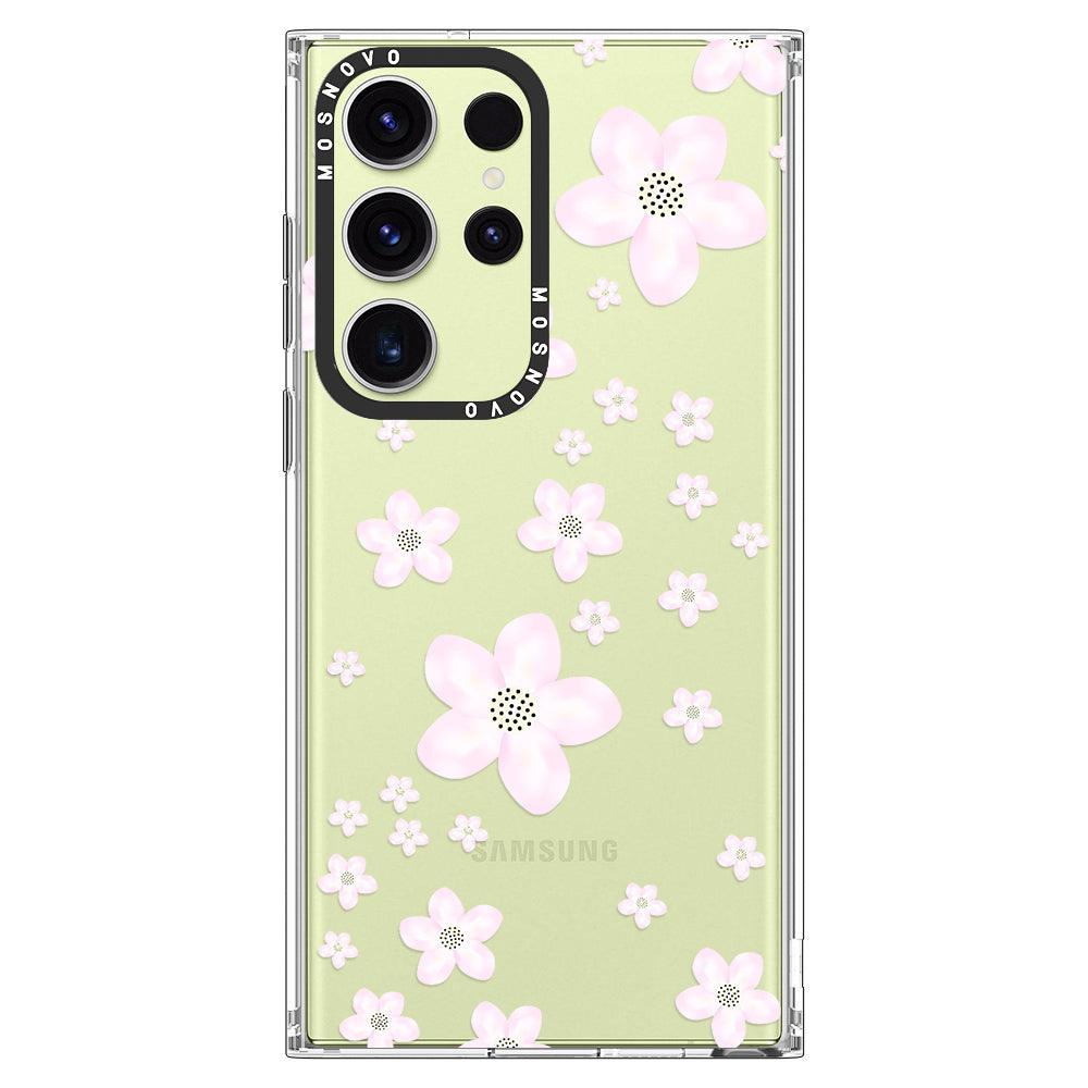 Pink Cherry Blossoms Phone Case - Samsung Galaxy S23 Ultra Case - MOSNOVO