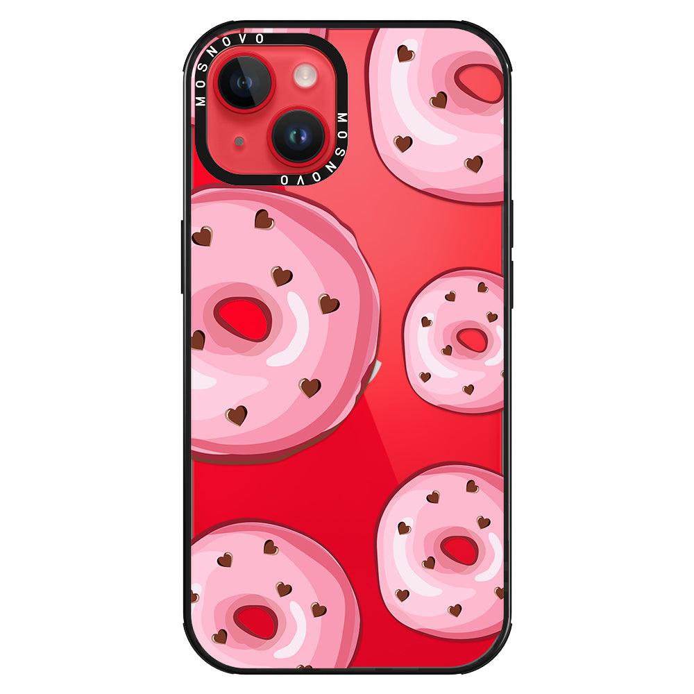 Pink Donuts Phone Case - iPhone 14 Plus Case - MOSNOVO