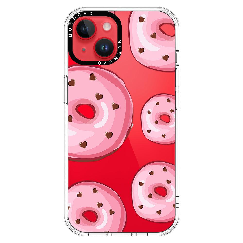 Pink Donuts Phone Case - iPhone 14 Plus Case - MOSNOVO