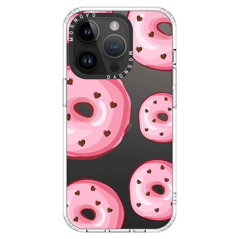 Pink Donuts Phone Case - iPhone 14 Pro Case - MOSNOVO