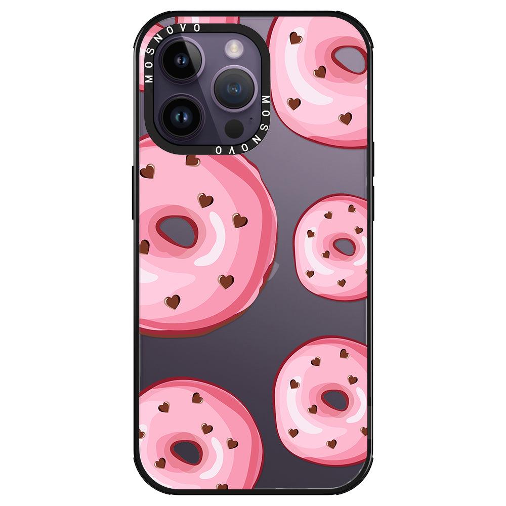 Pink Donuts Phone Case - iPhone 14 Pro Max Case - MOSNOVO