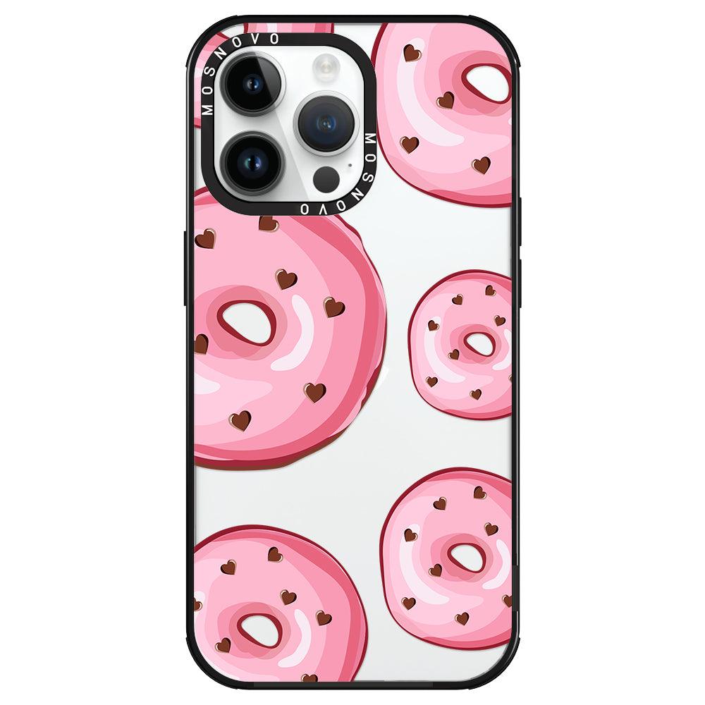 Pink Donuts Phone Case - iPhone 14 Pro Max Case - MOSNOVO