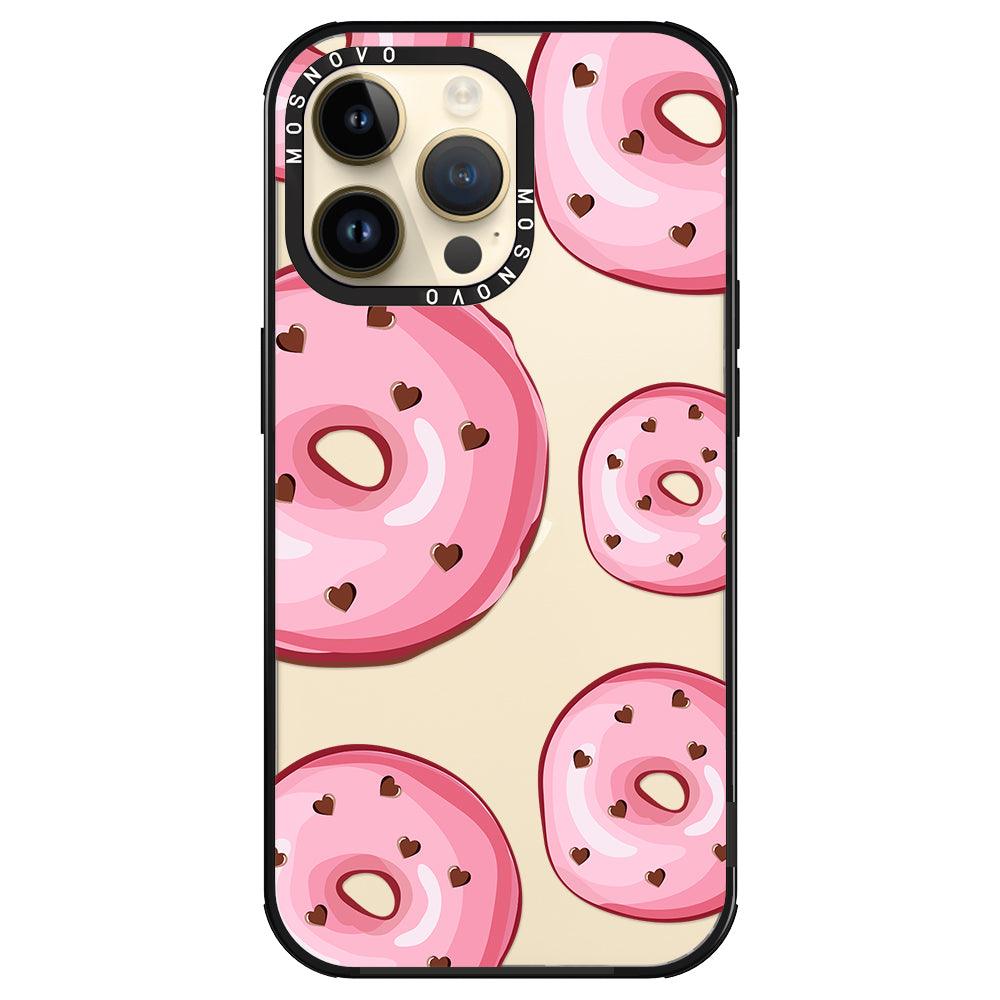 Pink Donuts Phone Case - iPhone 14 Pro Max Case - MOSNOVO