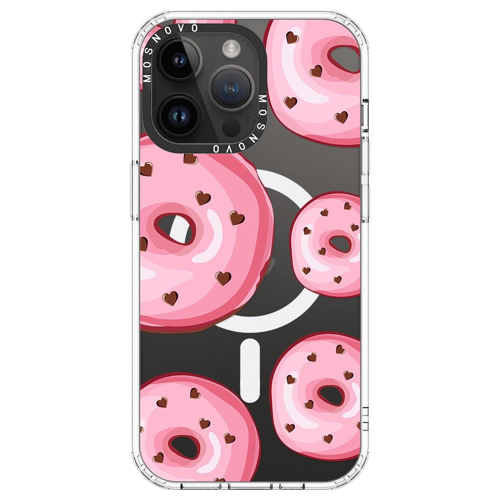 Pink Donuts Phone Case - iPhone 14 Pro Max Case - MOSNOVO