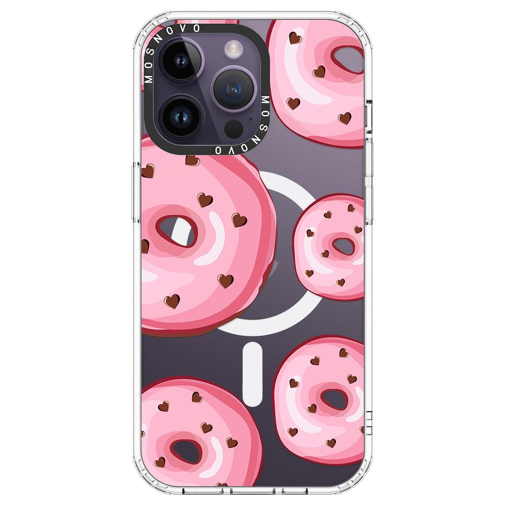 Pink Donuts Phone Case - iPhone 14 Pro Max Case - MOSNOVO