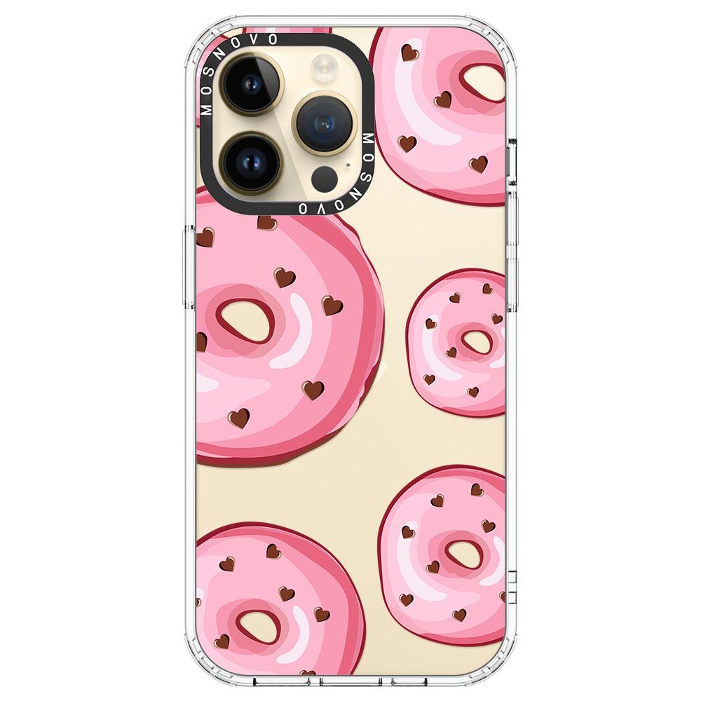 Pink Donuts Phone Case - iPhone 14 Pro Max Case - MOSNOVO