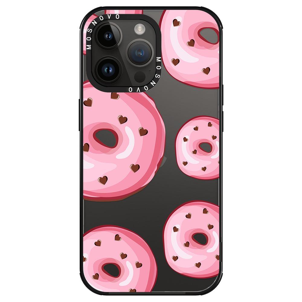 Pink Donuts Phone Case - iPhone 14 Pro Max Case - MOSNOVO