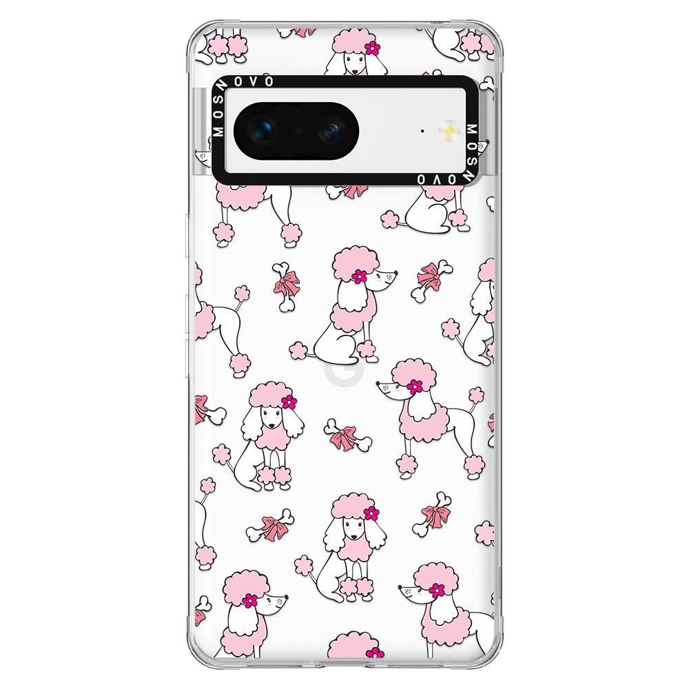 Pink Poodle Phone Case - Google Pixel 7 Case - MOSNOVO