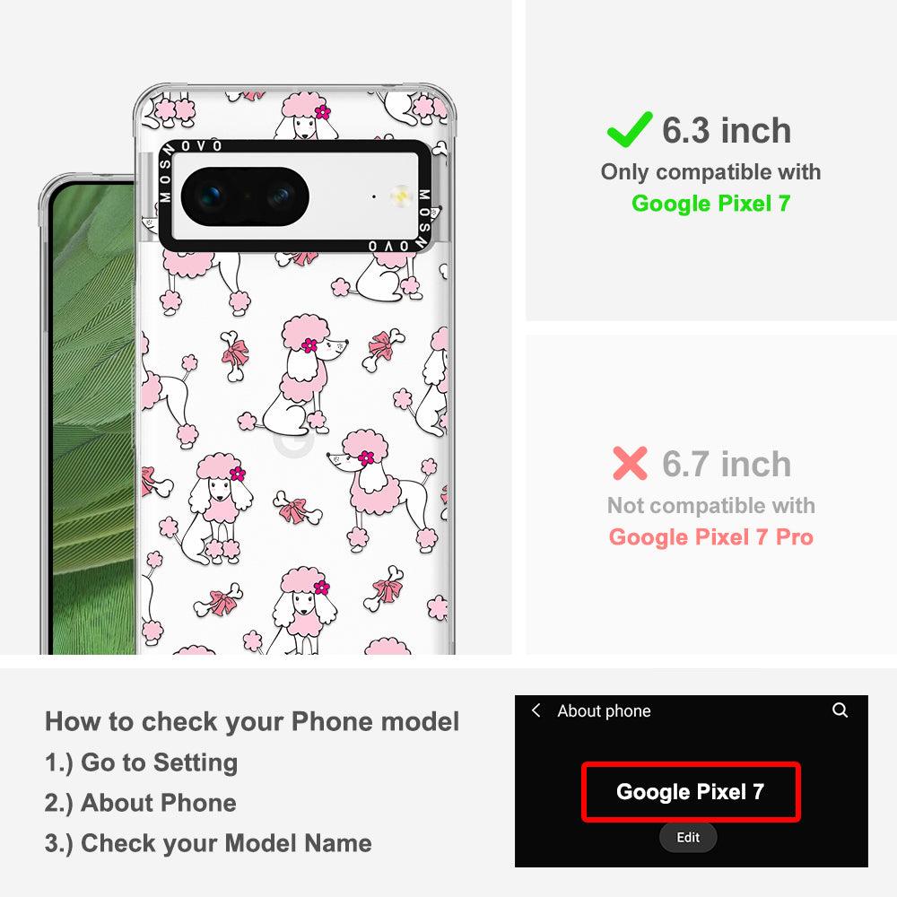 Pink Poodle Phone Case - Google Pixel 7 Case - MOSNOVO