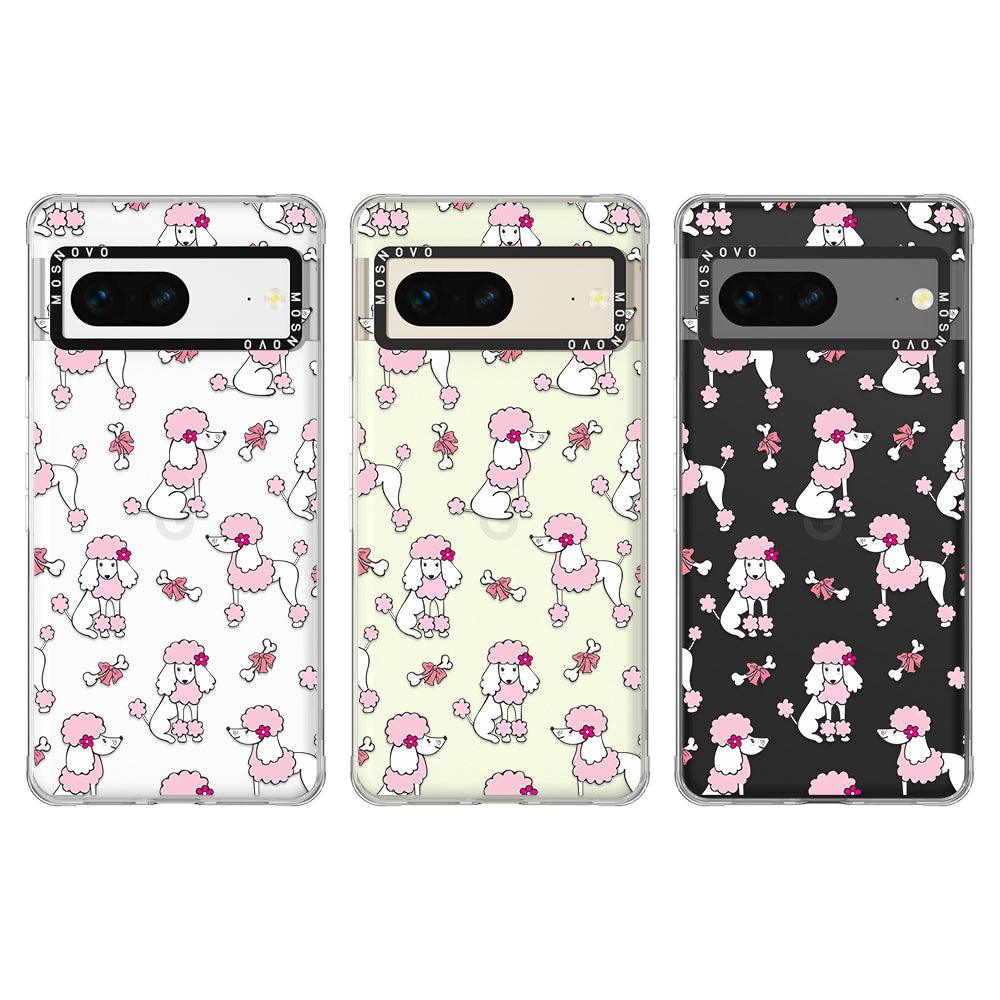 Pink Poodle Phone Case - Google Pixel 7 Case - MOSNOVO