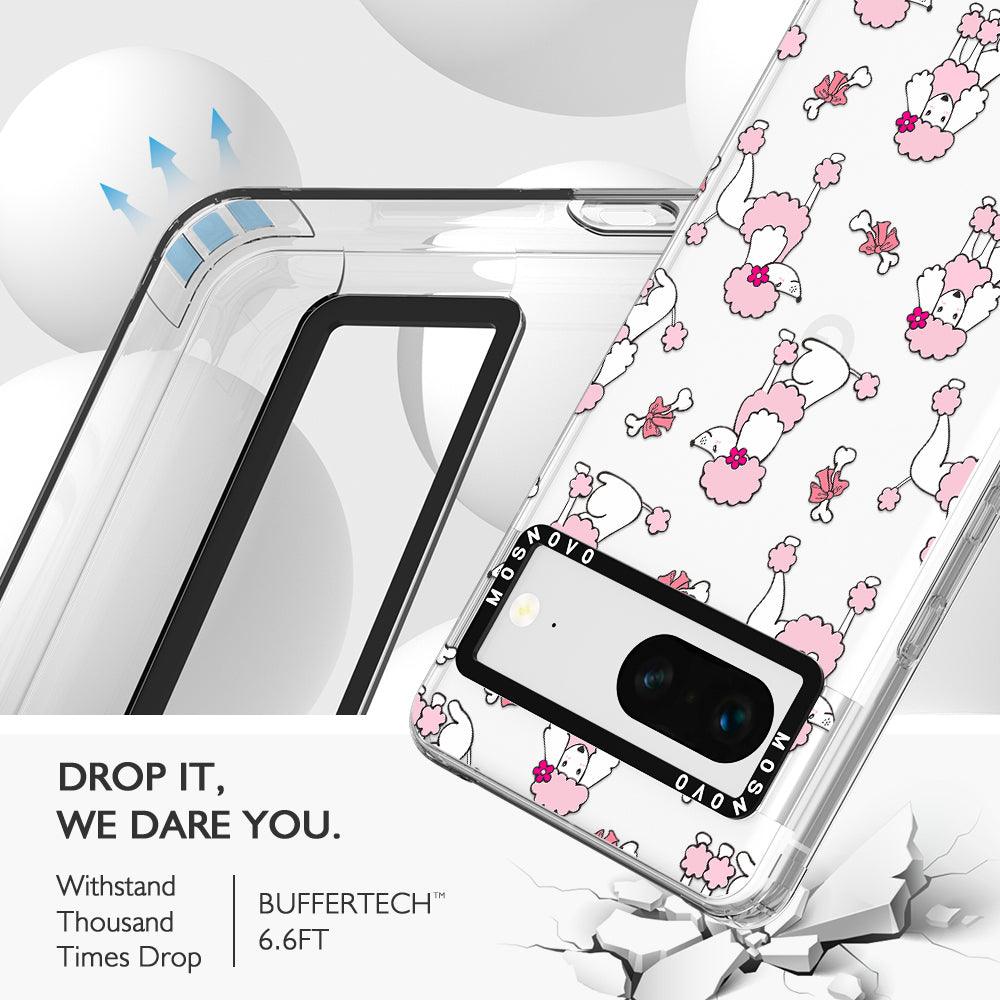 Pink Poodle Phone Case - Google Pixel 7 Case - MOSNOVO