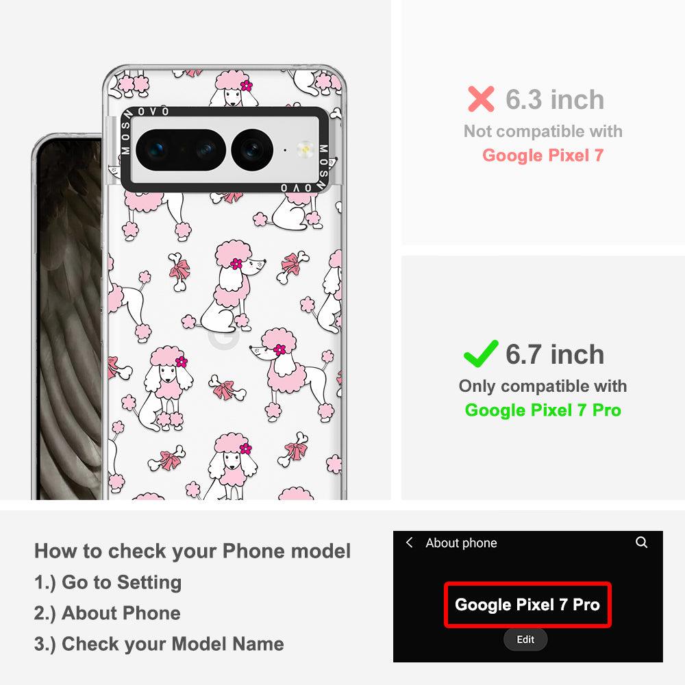 Pink Poodle Phone Case - Google Pixel 7 Pro Case