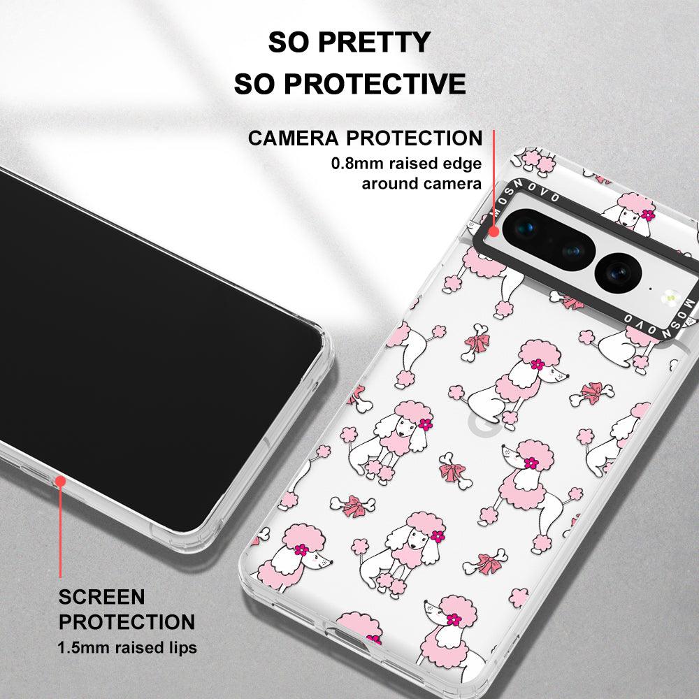 Pink Poodle Phone Case - Google Pixel 7 Pro Case