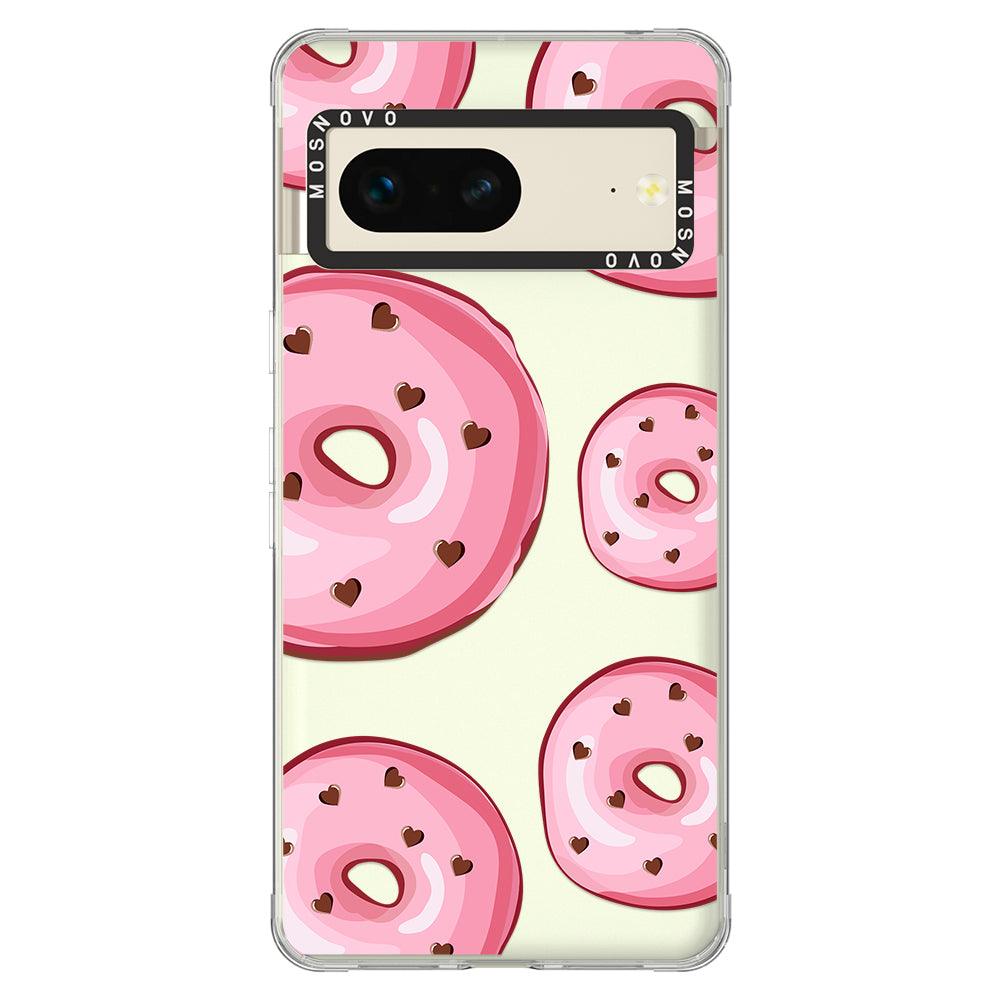 Pinky Donut Phone Case - Google Pixel 7 Case - MOSNOVO