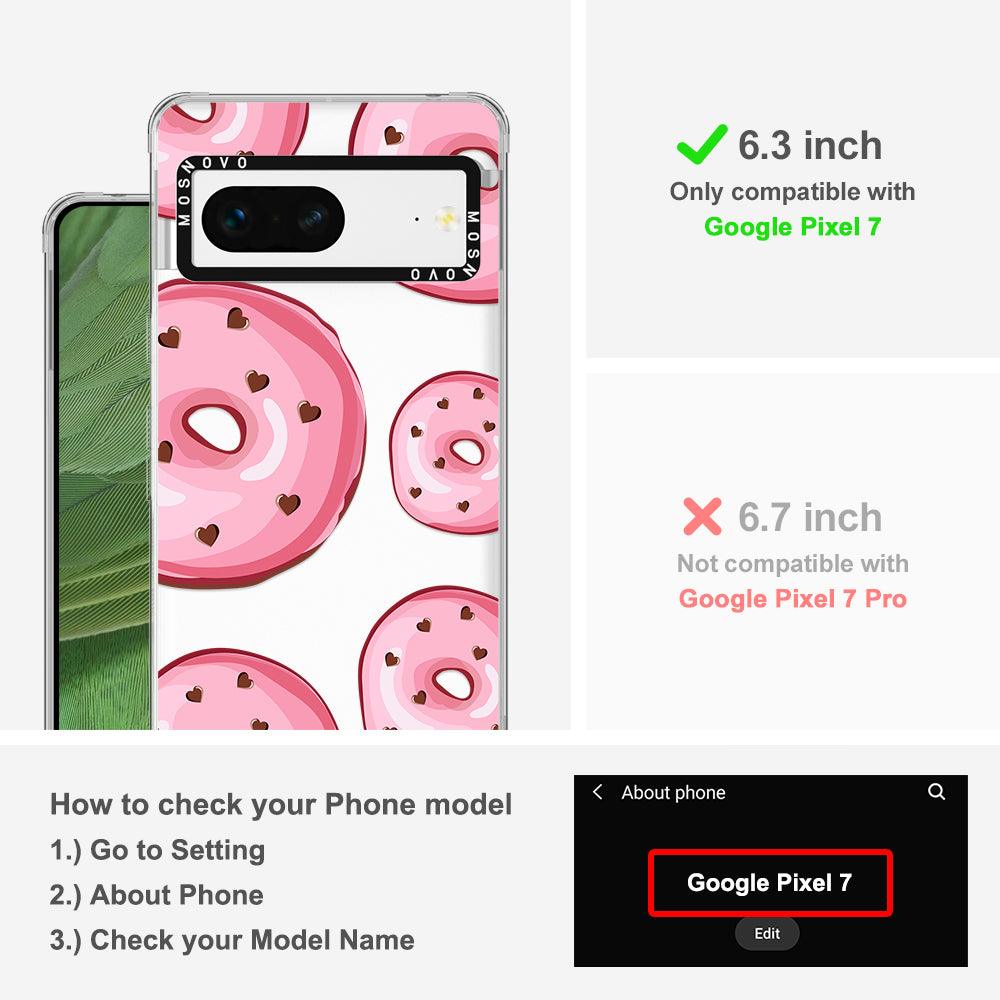 Pinky Donut Phone Case - Google Pixel 7 Case