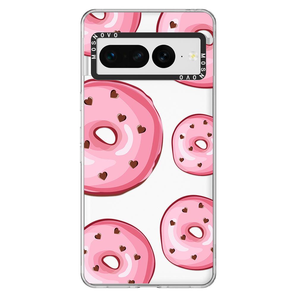 Pinky Donut Phone Case - Google Pixel 7 Pro Case - MOSNOVO