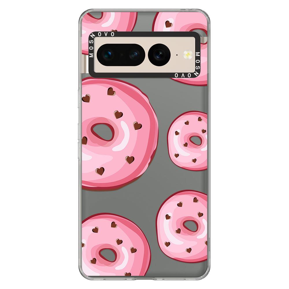 Pinky Donut Phone Case - Google Pixel 7 Pro Case - MOSNOVO