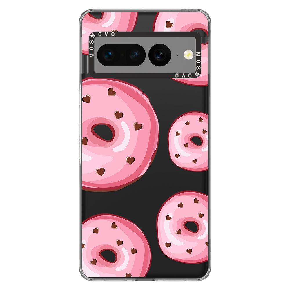 Pinky Donut Phone Case - Google Pixel 7 Pro Case - MOSNOVO