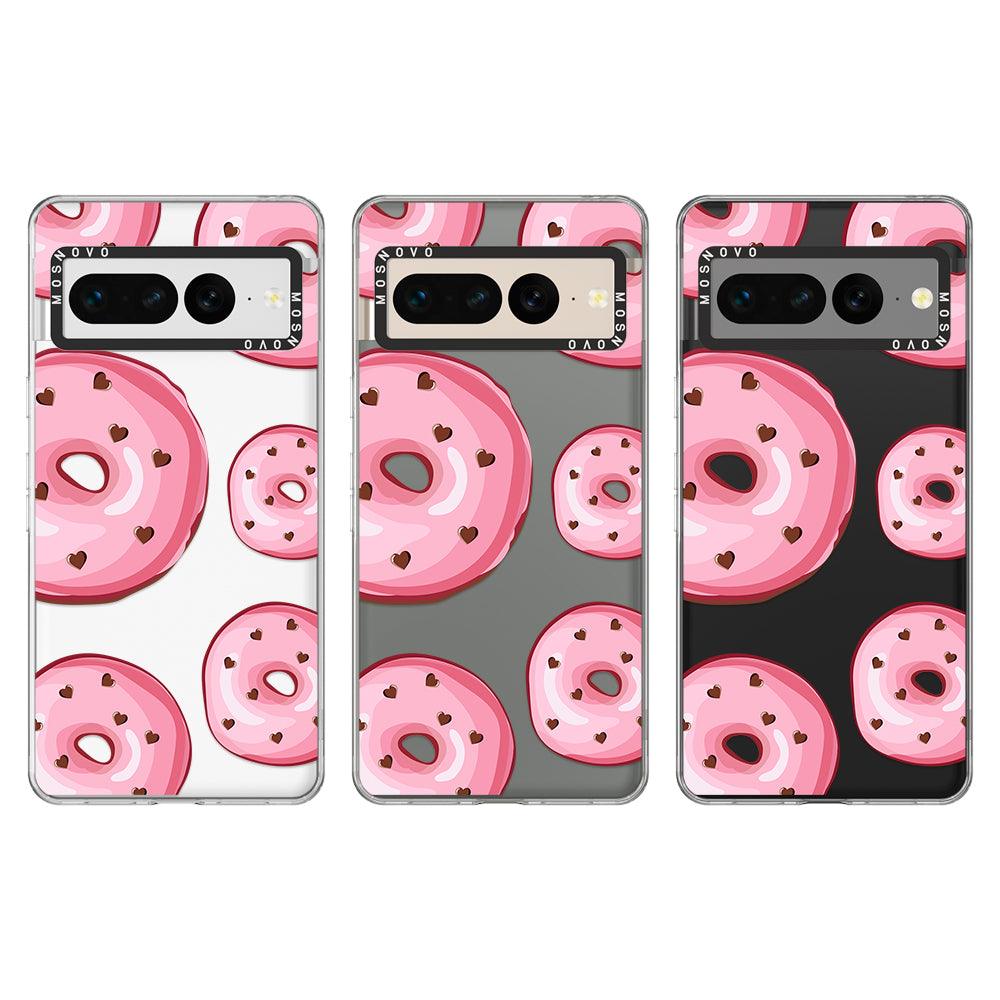 Pinky Donut Phone Case - Google Pixel 7 Pro Case - MOSNOVO