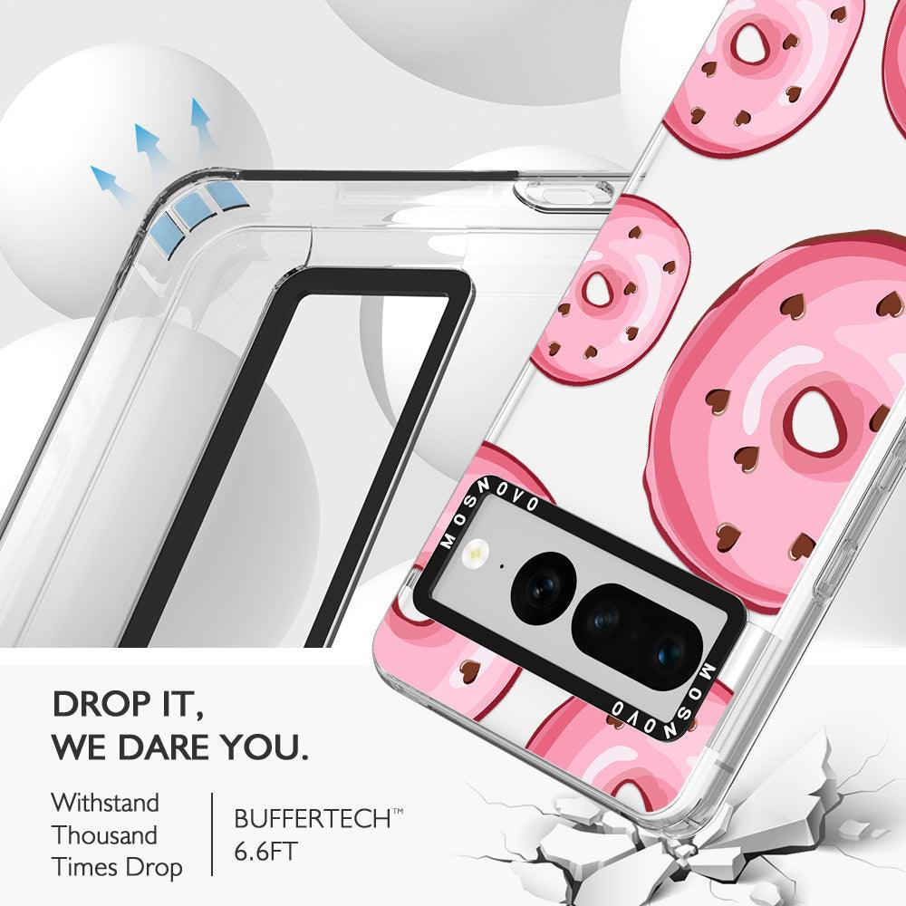 Pinky Donut Phone Case - Google Pixel 7 Pro Case - MOSNOVO