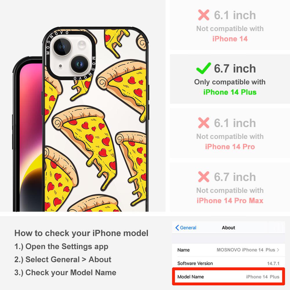 Pizza Phone Case - iPhone 14 Plus Case - MOSNOVO