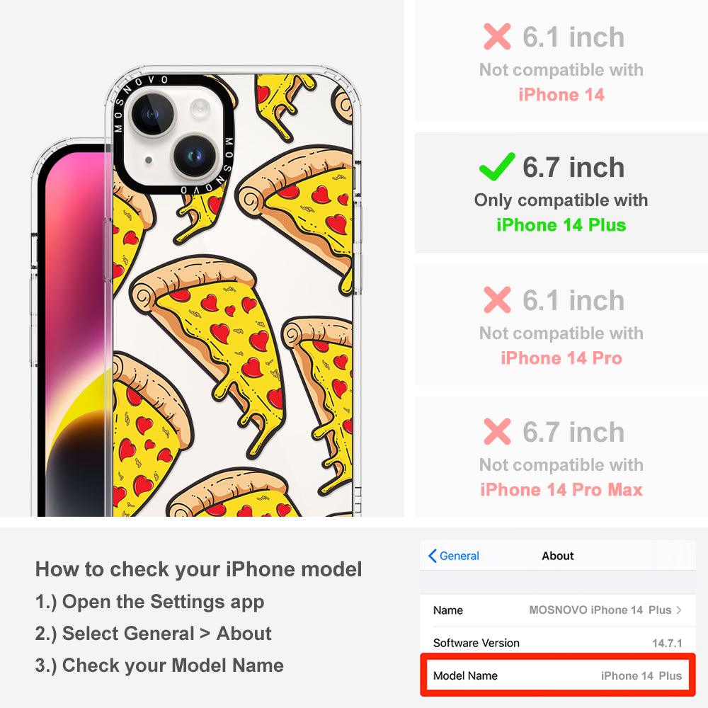 Pizza Phone Case - iPhone 14 Plus Case - MOSNOVO