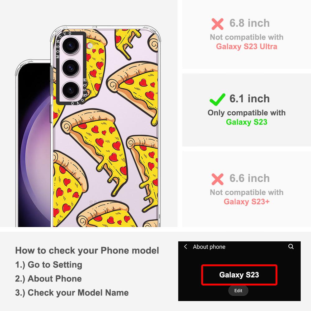 Pizza Phone Case - Samsung Galaxy S23 Case - MOSNOVO