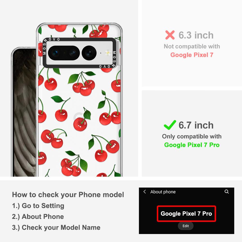 Poppy Cherry Phone Case - Google Pixel 7 Pro Case - MOSNOVO