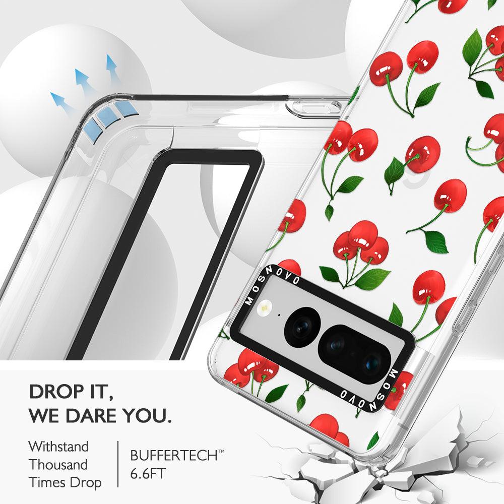 Poppy Cherry Phone Case - Google Pixel 7 Pro Case - MOSNOVO