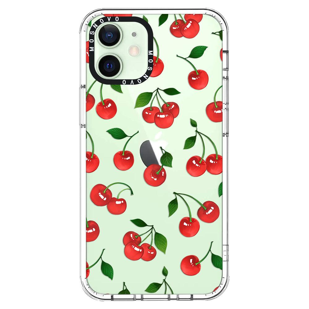 Poppy Cherry Phone Case - iPhone 12 Case - MOSNOVO