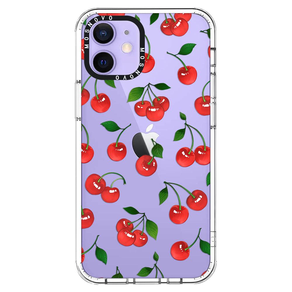 Poppy Cherry Phone Case - iPhone 12 Case - MOSNOVO