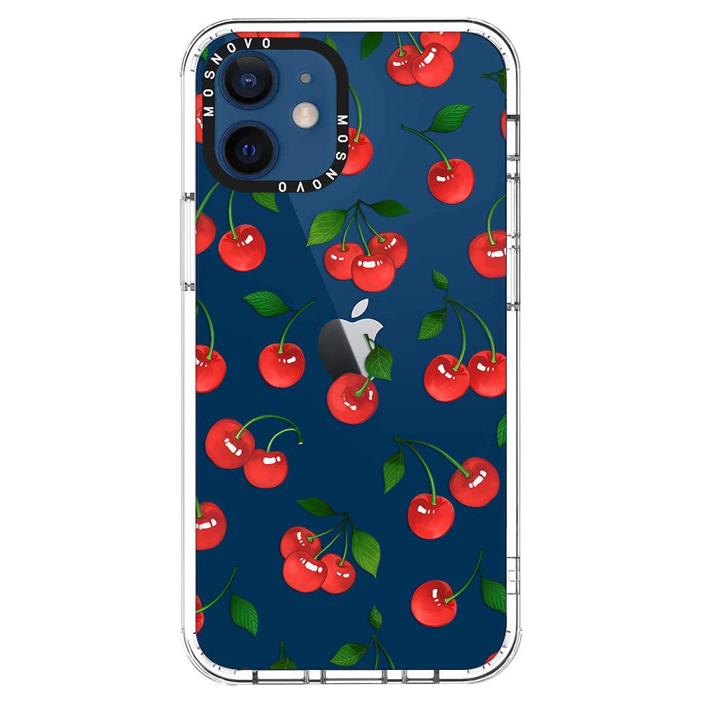 Poppy Cherry Phone Case - iPhone 12 Case - MOSNOVO