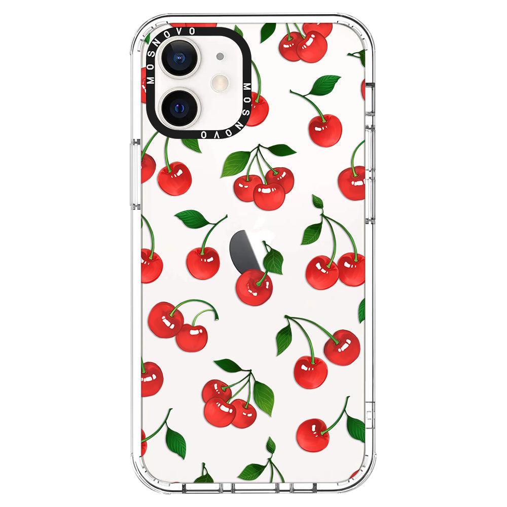 Poppy Cherry Phone Case - iPhone 12 Mini Case - MOSNOVO