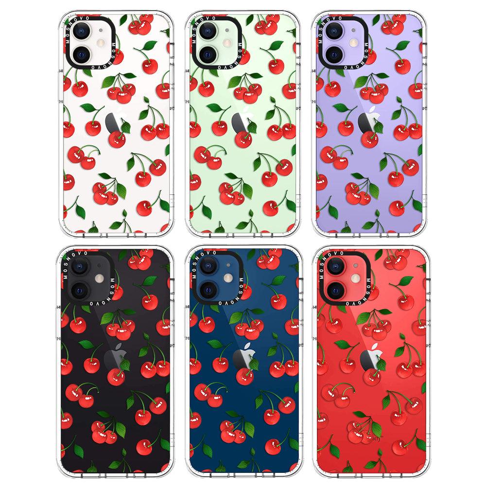 Poppy Cherry Phone Case - iPhone 12 Mini Case - MOSNOVO