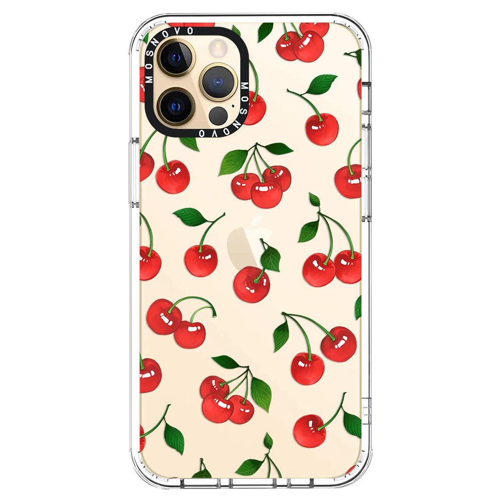 Poppy Cherry Phone Case - iPhone 12 Pro Max Case - MOSNOVO