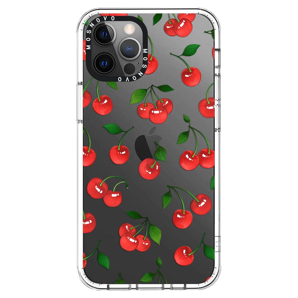 Poppy Cherry Phone Case - iPhone 12 Pro Max Case - MOSNOVO