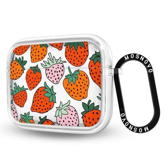 Pretty Strawberries AirPods Pro Case - MOSNOVO