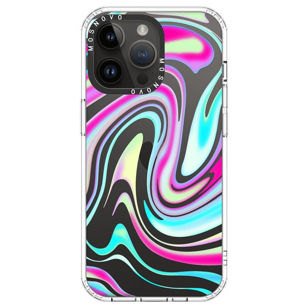 Psychedelic Swirls Phone Case - iPhone 14 Pro Max Case - MOSNOVO