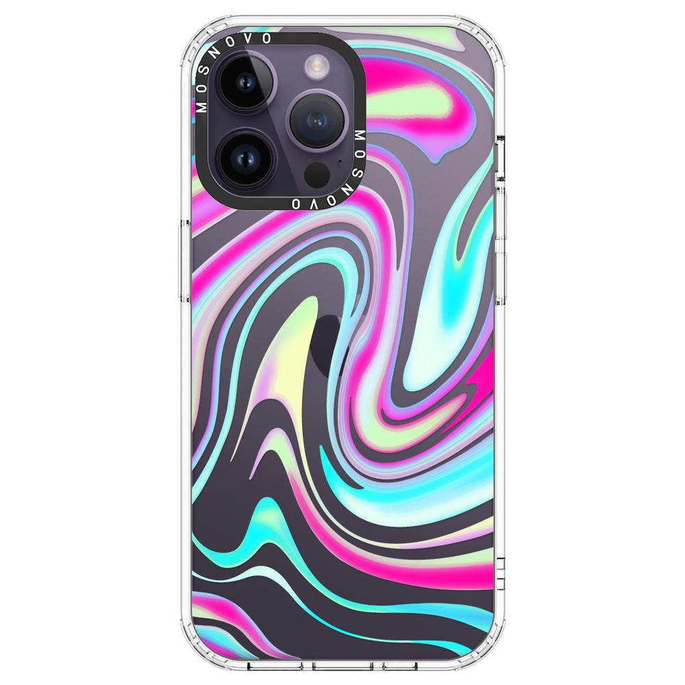 Psychedelic Swirls Phone Case - iPhone 14 Pro Max Case - MOSNOVO